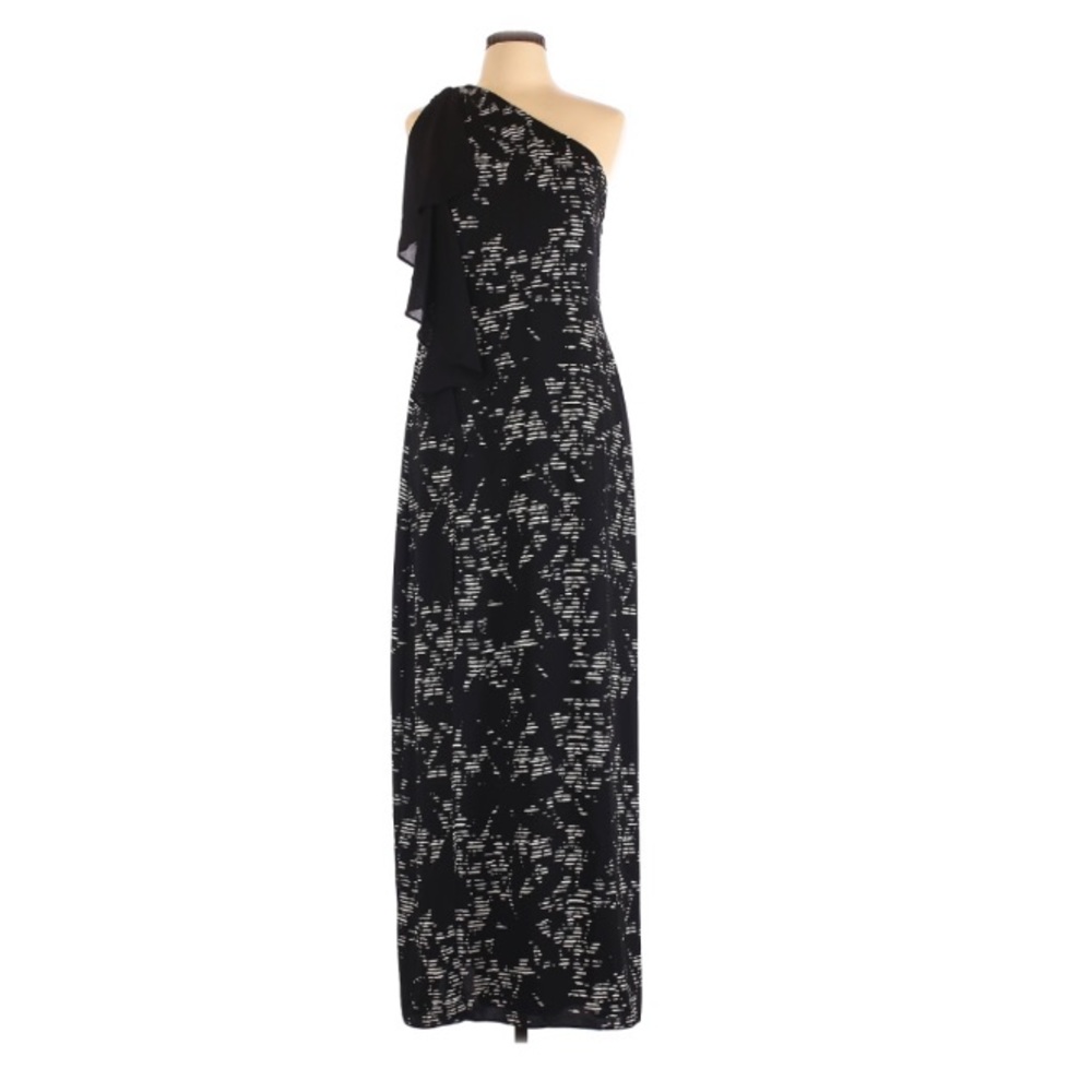 H By Halston Black Maxi Dress Size 10